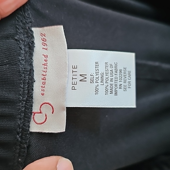 Black wide legged pants - Picture 6 of 7